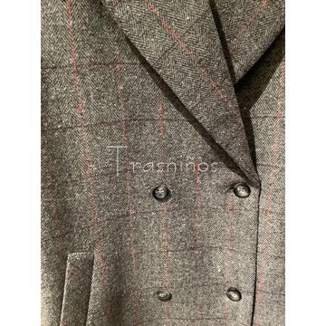 Abrigo cuadros Mishti - Imagen 2