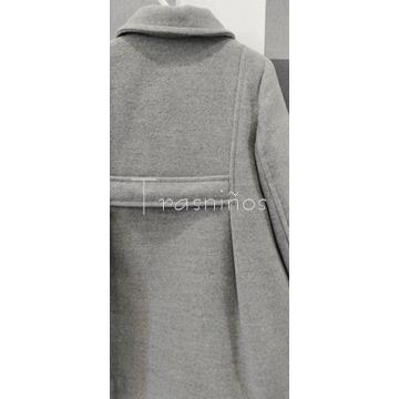 Abrigo niña paño gris - Imagen 2