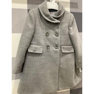 Abrigo paño gris niña BBC Creaciones - Imagen 2