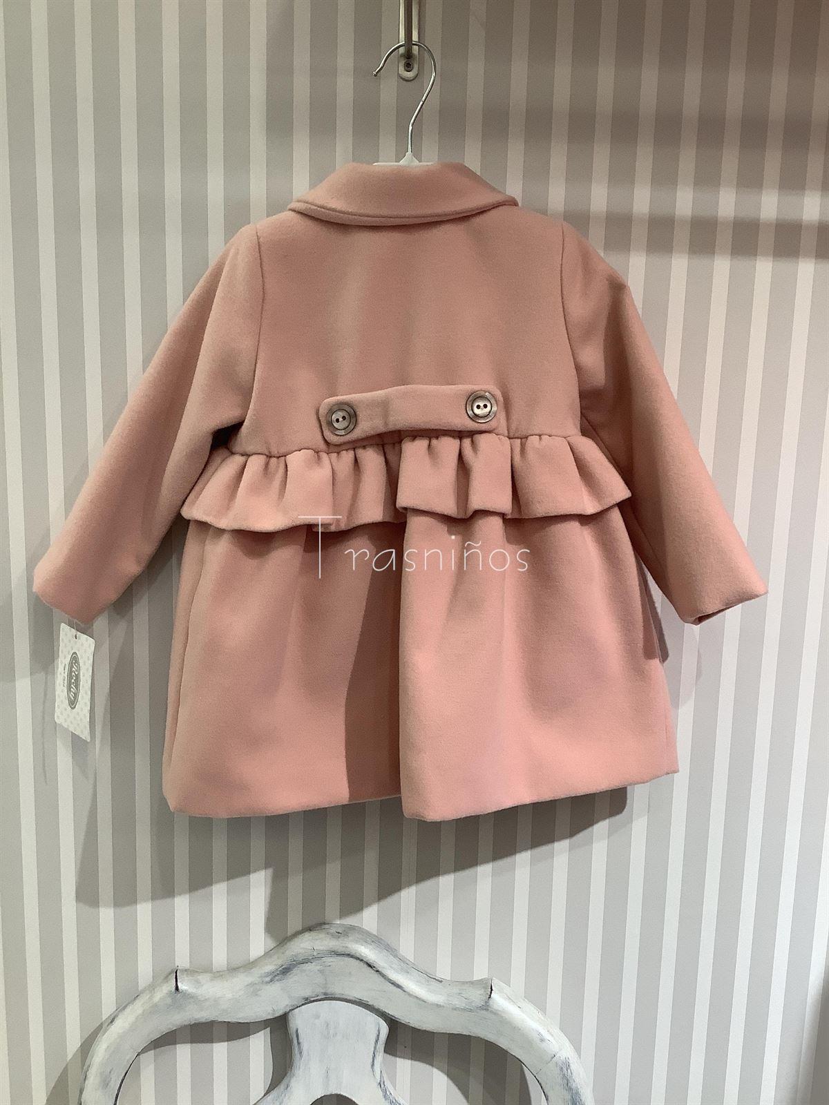 ABRIGO PAÑO ROSA - ROCHY - Imagen 2