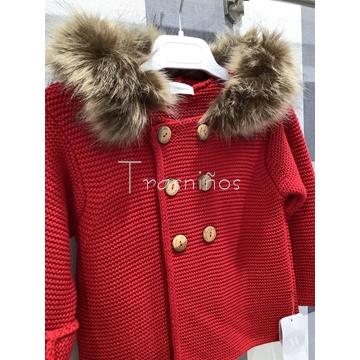 Abrigo punto rojo Marialex - Imagen 2