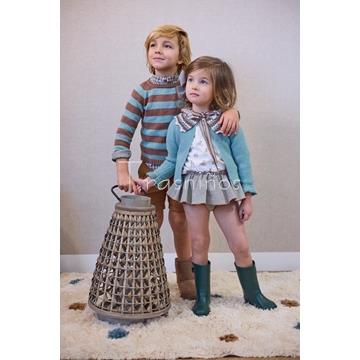 CONJ BRAGA+BLUSA Y CHAQUETA BICHITOS - LA MARTINICA (INV 25) - Imagen 2