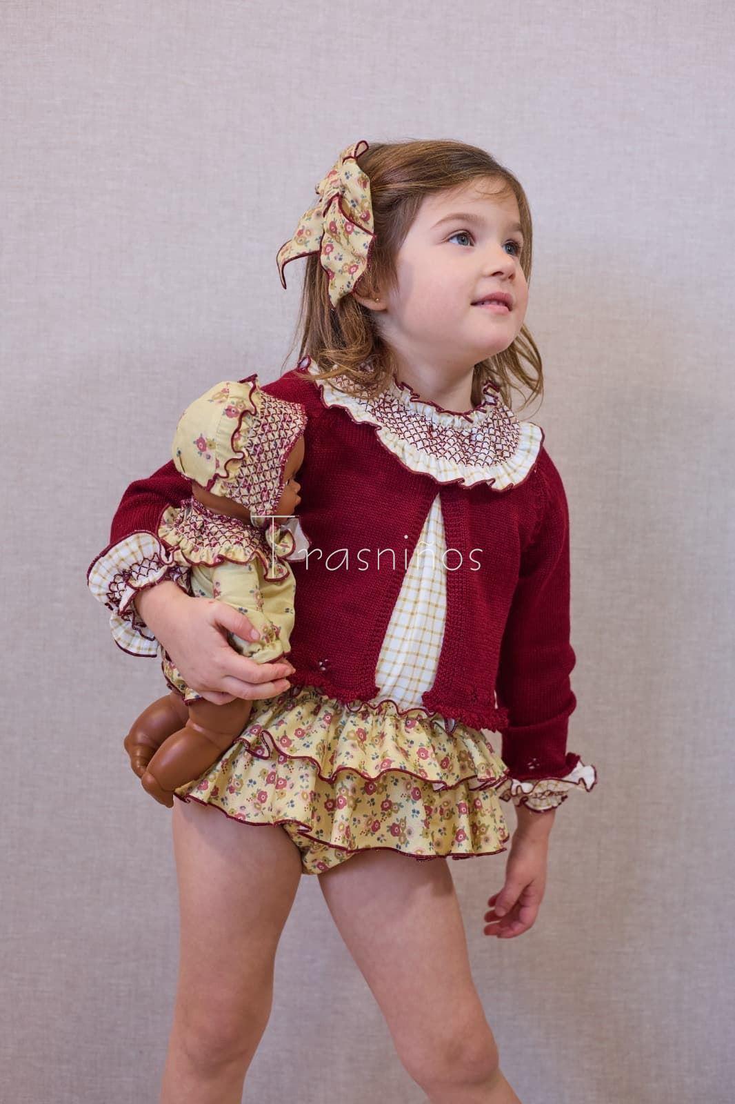 CONJ BRAGA+BLUSA Y CHAQUETA REAL - LA MARTINICA (INV 25) - Imagen 1