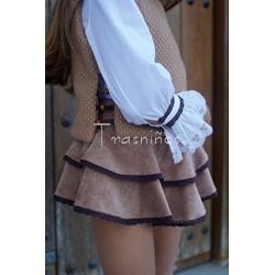 CONJ FALDA+BLUSA Y CHALECO - NOMA FERNANDEZ (INV 25) - Imagen 2