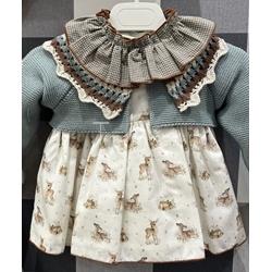 CONJ JESUSITO+ BRAGA Y CHAQUETA BICHITOS - LA MARTINICA (INV 25) - Imagen 1