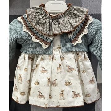 CONJ JESUSITO+ BRAGA Y CHAQUETA BICHITOS - LA MARTINICA (INV 25) - Imagen 1