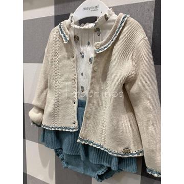 Conjunto 3 piezas niña Mayoral - Imagen 2