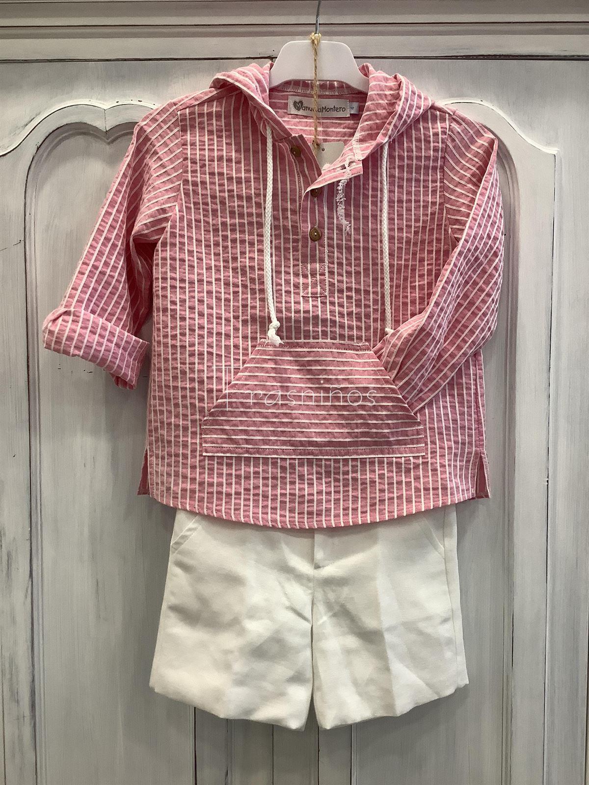 CONJUNTO ACHICORIA CON PANTALÓN CORTO - MANUELA MONTERO ( VERANO 25) - Imagen 1