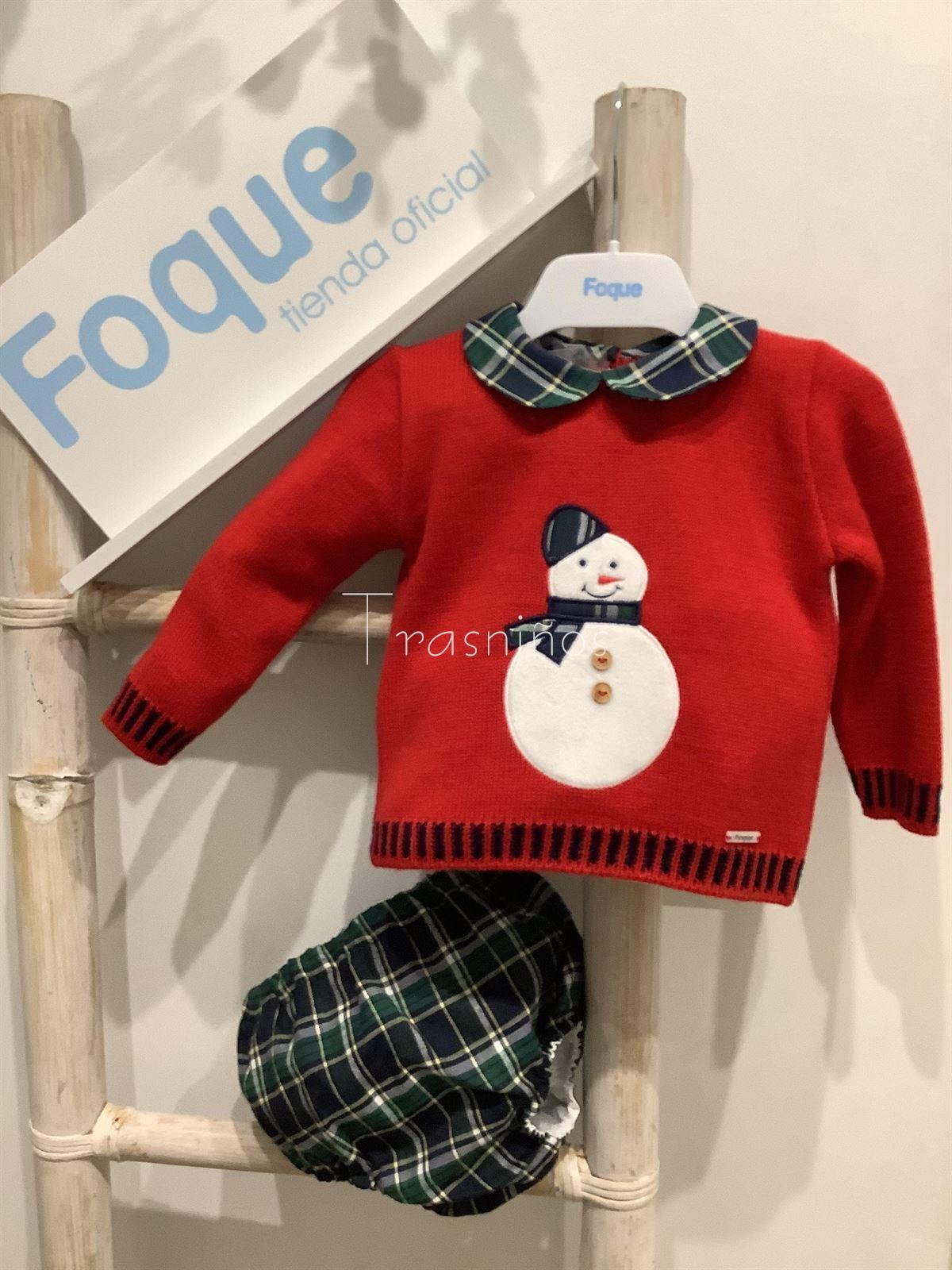 Conjunto bebe niño colección muñeco de nieve foque invierno 22-23 - Imagen 1