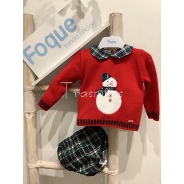 Conjunto bebe niño colección muñeco de nieve foque invierno 22-23 - Imagen 1