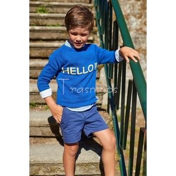 Conjunto bermuda, camisa y sudadera New York La Martinica - Imagen 1