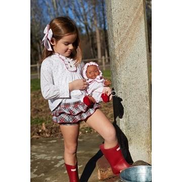 Conjunto Blusa estrellitas + ranita cuadritos Harrys La Martinica - Imagen 1