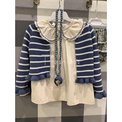 Conjunto blusa lunares + ranita flores La Martinica - Imagen 2