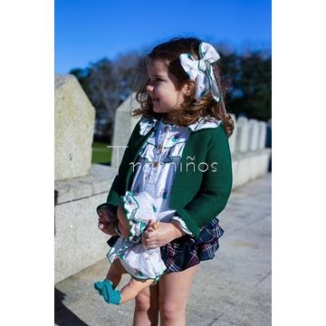 Conjunto blusa + ranita volantes Bugs La Martinica - Imagen 1