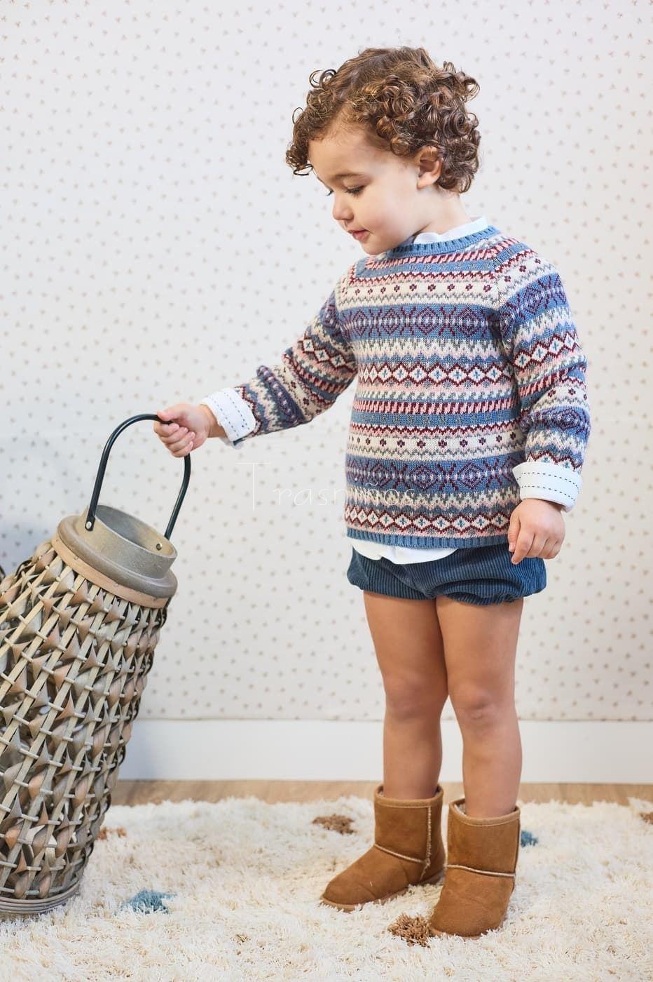 CONJUNTO BOMBACHO+CAMISA Y JERSEY MI PETIT MON - LA MARTINICA (INV 25) - Imagen 2