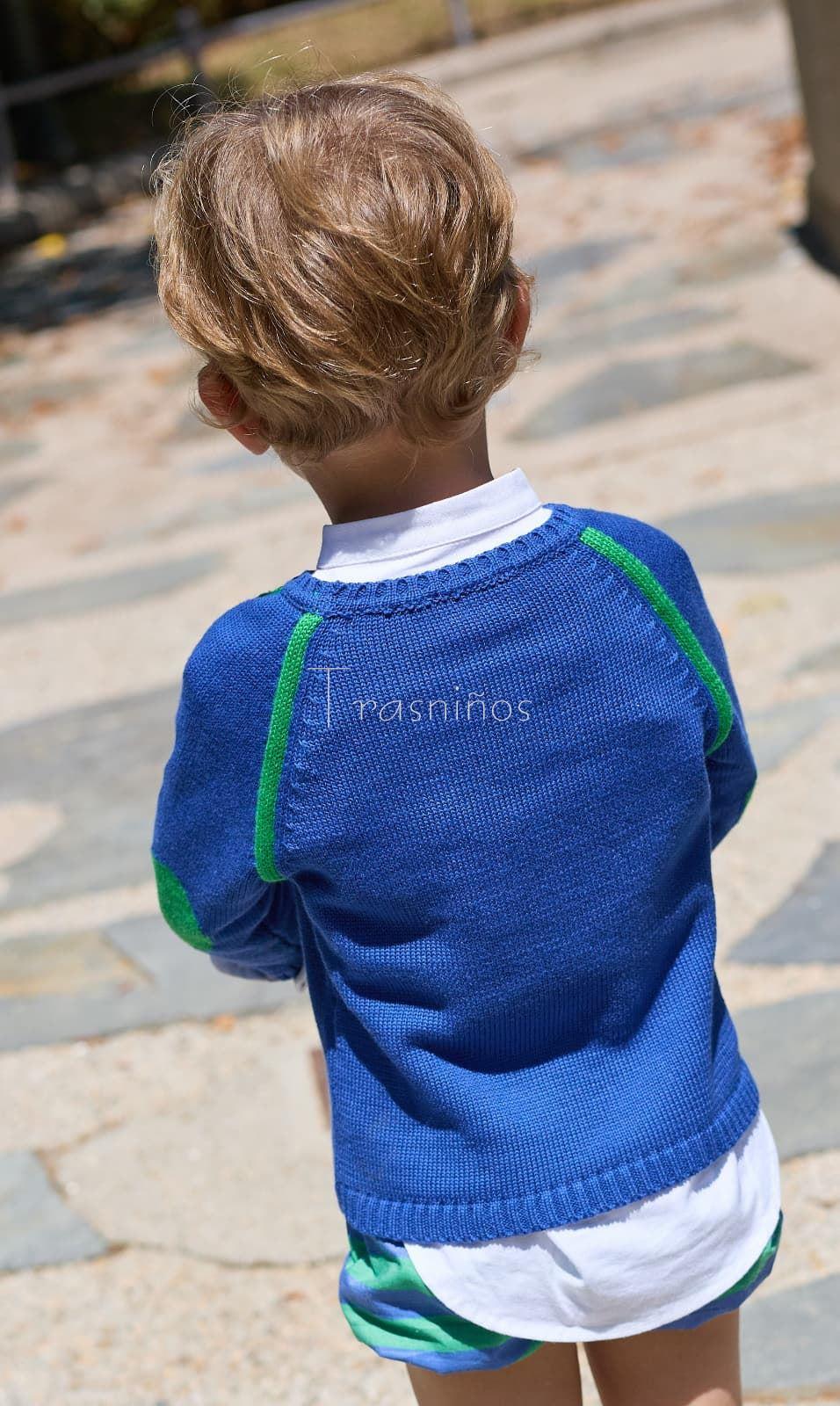 Conjunto bombacho, camisa y jersey niño colección Garachico La Martinica - Imagen 1