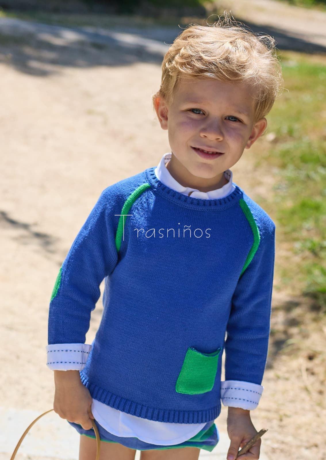 Conjunto bombacho, camisa y jersey niño colección Garachico La Martinica - Imagen 2