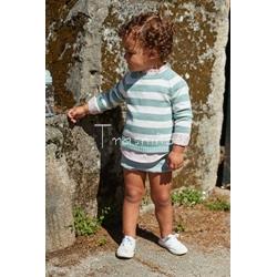 CONJUNTO BOMBACHO, CAMISA Y JERSEY ROSA Y AZUL - LA MARTINICA (VERANO 25) - Imagen 1