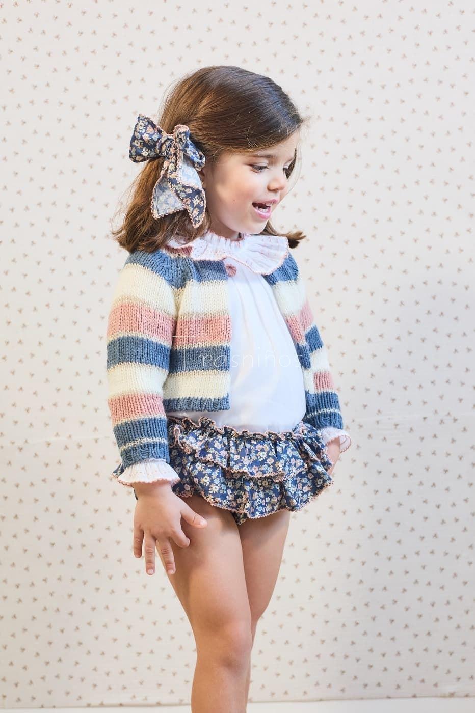 CONJUNTO BRAGA+BLUSA Y CHAQUETA MI PETIT MON - LA MARTINICA (INV 25) - Imagen 1