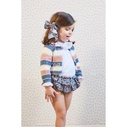 CONJUNTO BRAGA+BLUSA Y CHAQUETA MI PETIT MON - LA MARTINICA (INV 25) - Imagen 1