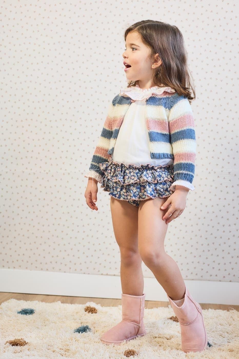 CONJUNTO BRAGA+BLUSA Y CHAQUETA MI PETIT MON - LA MARTINICA (INV 25) - Imagen 2