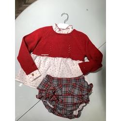 Conjunto braga volantes+ blusa Harry´s  con jersey corto La  Martinica - Imagen 1