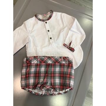 Conjunto camisa blanca + rana Acebo Lolittos - Imagen 1