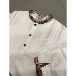 Conjunto camisa blanca + rana Acebo Lolittos - Imagen 2