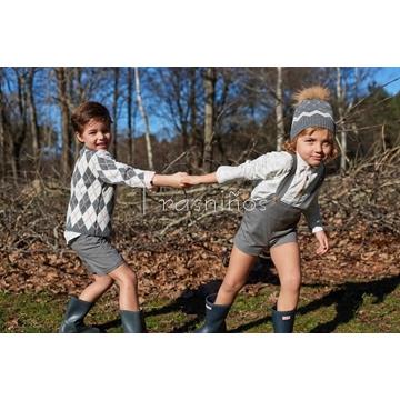 Conjunto Camisa figuritas + Pantalón tirantes + Jersey Trasniños La Martinica - Imagen 1