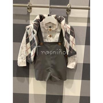 Conjunto Camisa figuritas + Pantalón tirantes + Jersey Trasniños La Martinica - Imagen 2