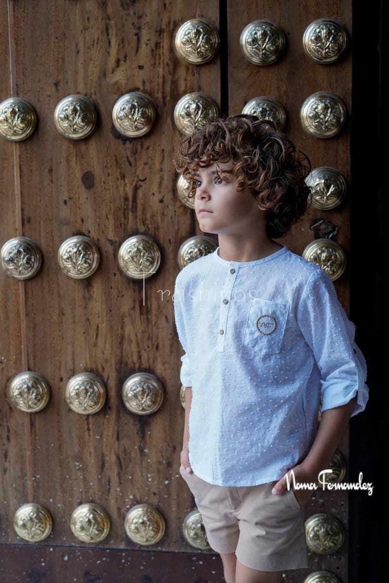 Conjunto camisa + short niño Versalles Noma Fernández - Imagen 1
