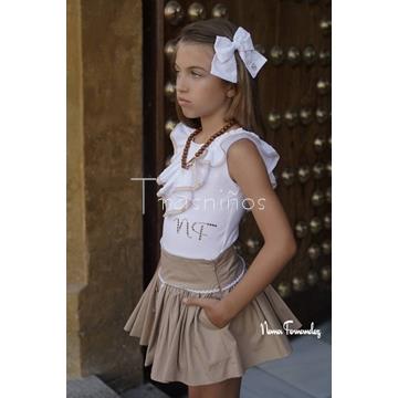 Conjunto camiseta + falda Versalles Noma Fernández - Imagen 2