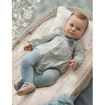 Conjunto de pelele flores + leotardos + chaqueta Mayoral - Imagen 1