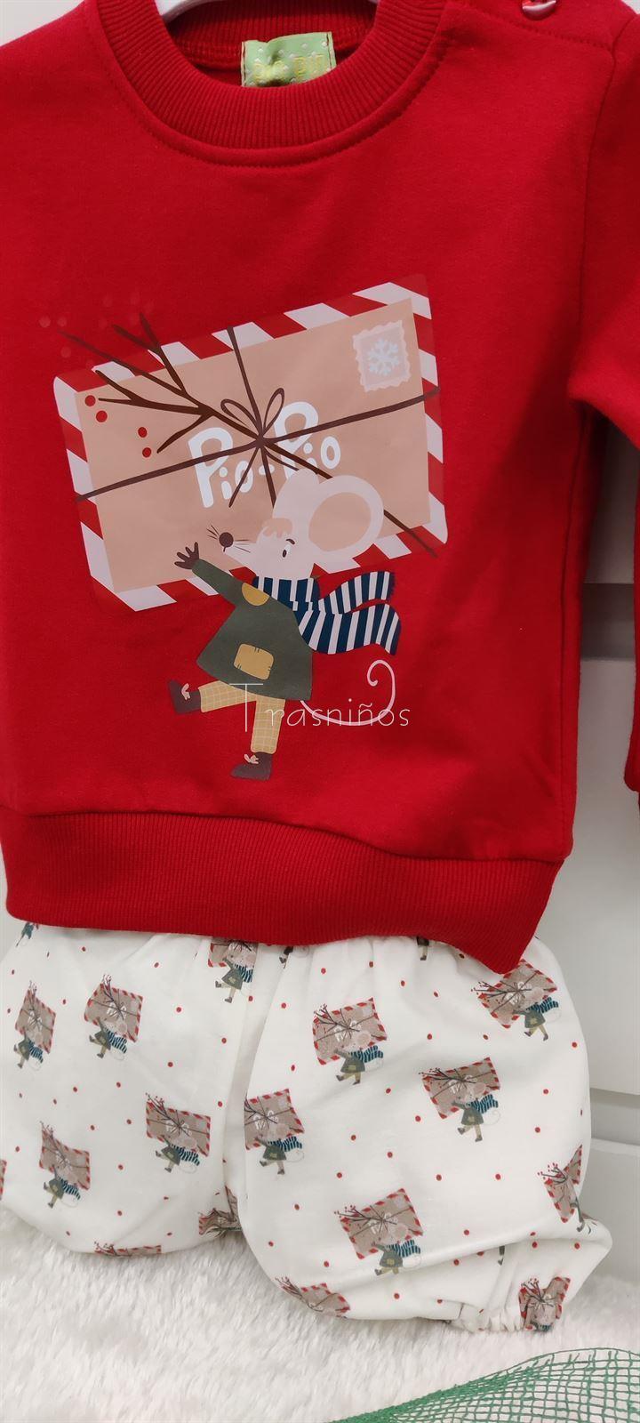 Conjunto felpa niño colección ratón pio pio invierno 2022 - Imagen 2