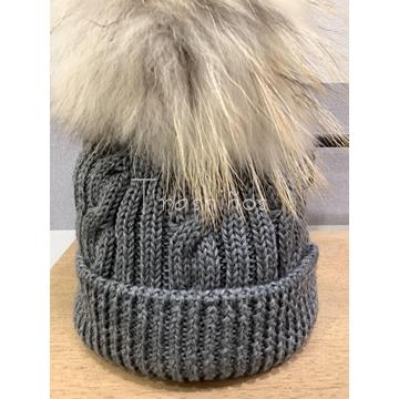 CONJUNTO GORRO Y CUELLO GRIS UNISEX La Martinica - Imagen 2