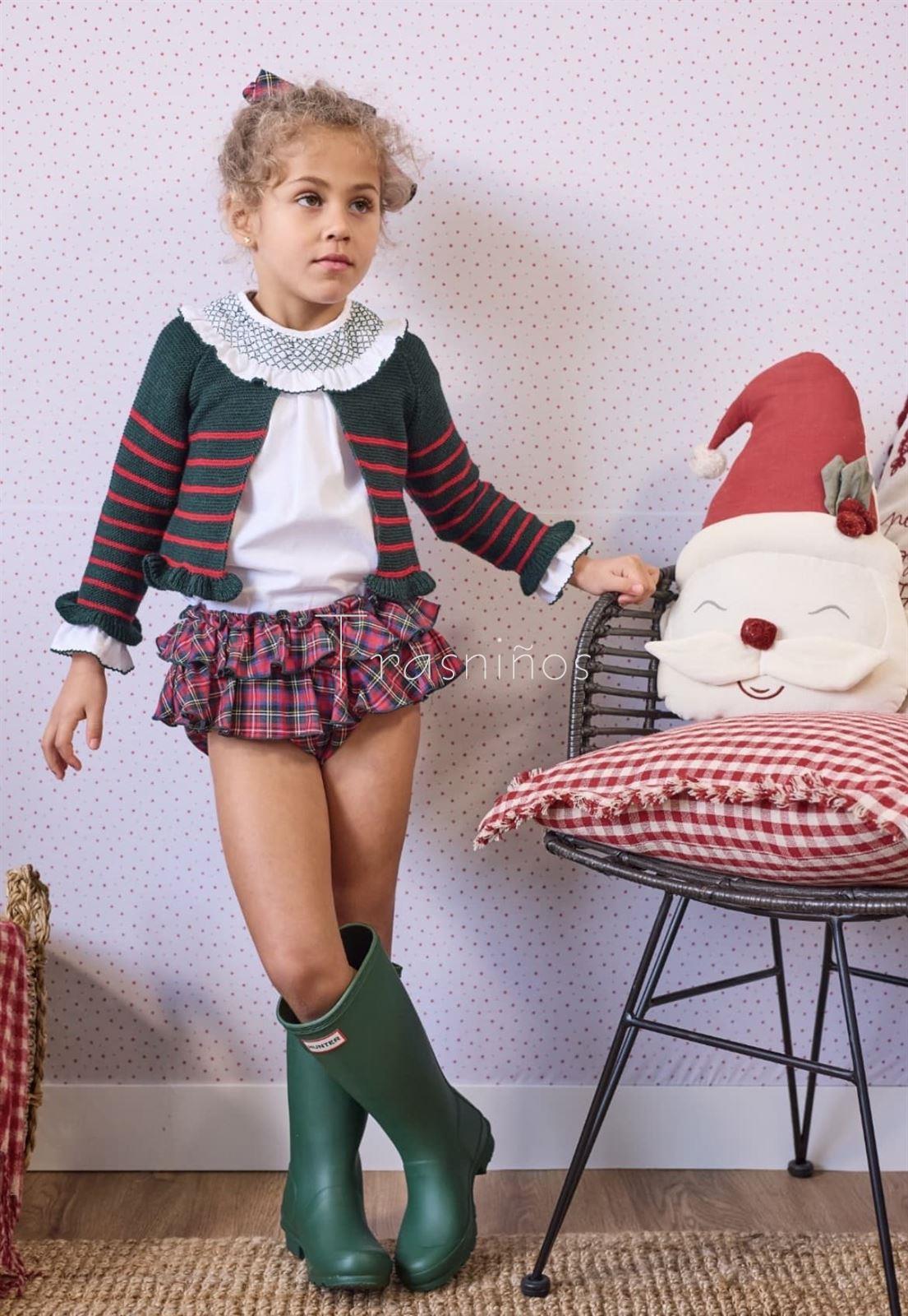 Conjunto HILTON niña braguita + blusa y chaqueta La Martinica - Imagen 1