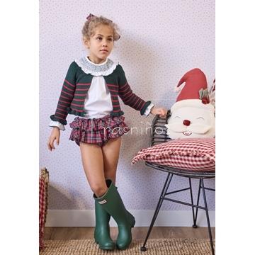 Conjunto HILTON niña braguita + blusa y chaqueta La Martinica - Imagen 1