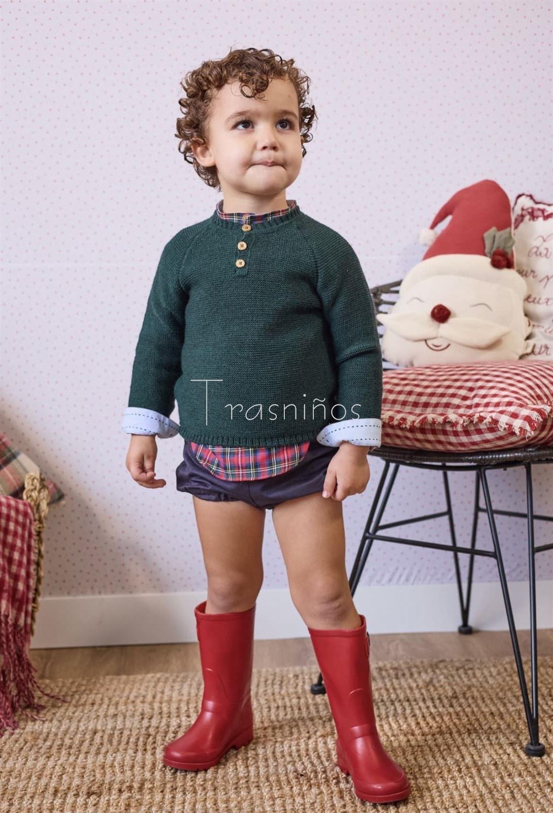 Conjunto HITON niño bombacho+camisa y jersey La Martinicabymariasobrino - Imagen 1
