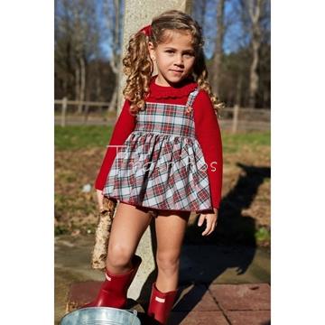 Conjunto Jersey niña + Ranita peto cuadritos Harrys La Martinca - Imagen 1