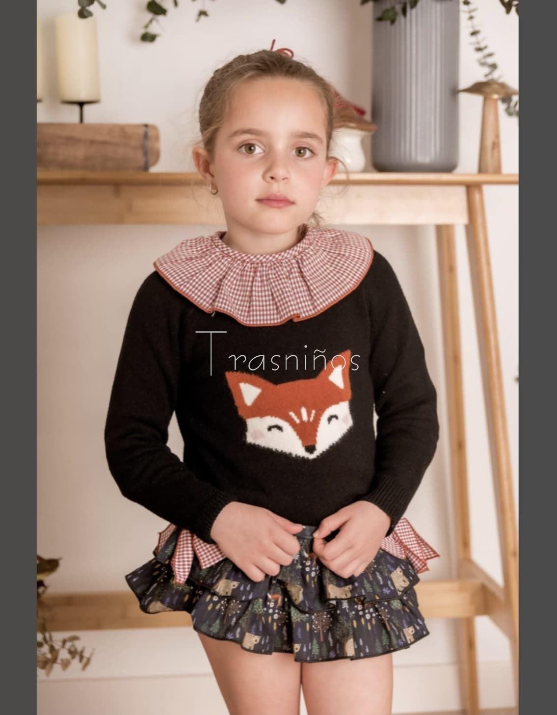 Conjunto jersey + ranita volantes Bosque Mon Petit Bonbon - Imagen 1