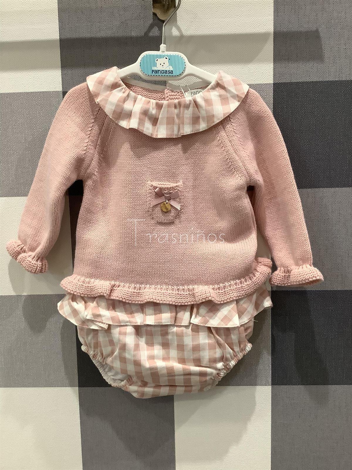 Conjunto jersey + ranita volantes sweet cake Pangasa - Imagen 3