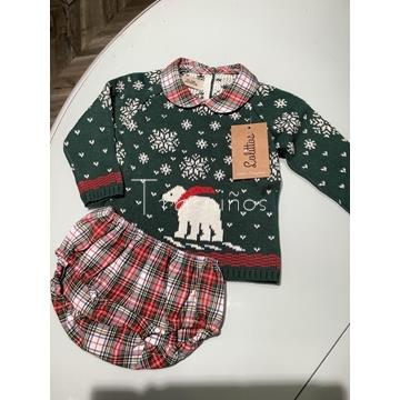 Conjunto jubón niño + rana cuadros Acebo Lolittos - Imagen 1