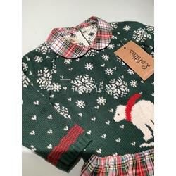 Conjunto jubón niño + rana cuadros Acebo Lolittos - Imagen 2