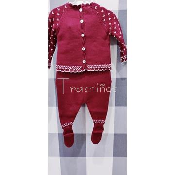 Conjunto jubón+ polaina y gorro colección Monino de Lolittos invierno 2023 - Imagen 1