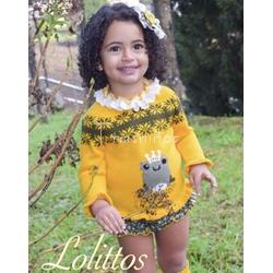 Conjunto jubón + ranita flores Príncipe Lolittos - Imagen 2