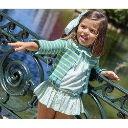 Conjunto La Provenza niña de braguita, blusa y chaqueta de La Martinica Verano 2026 - Imagen 1