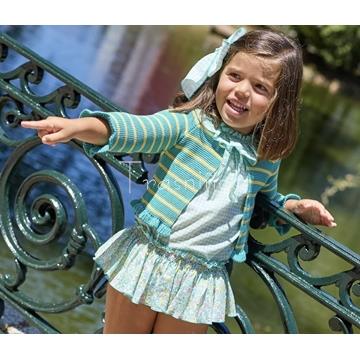Conjunto La Provenza niña de braguita, blusa y chaqueta de La Martinica Verano 2026 - Imagen 1