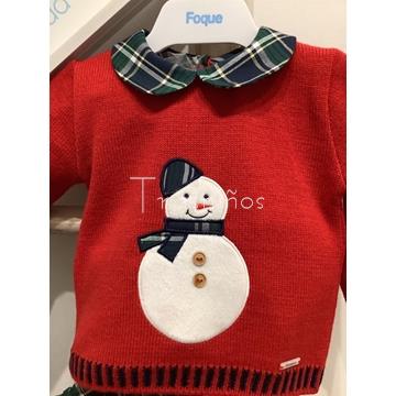 Conjunto  niña navidad coleccion muñeco de nieve foque invierno 22-23 - Imagen 2