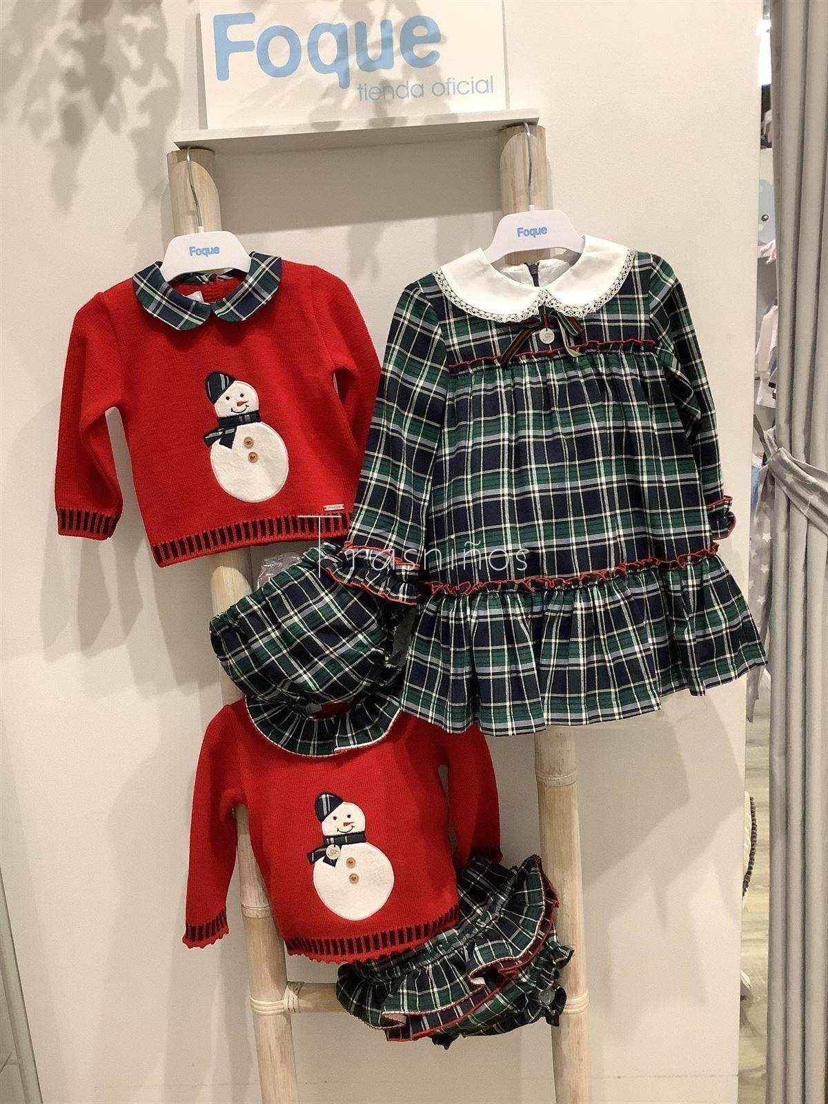 Conjunto  niña navidad coleccion muñeco de nieve foque invierno 22-23 - Imagen 7