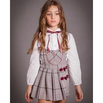 Conjunto niña pero corto + blusa Garnet de Kauli, invierno 2023 - Imagen 1